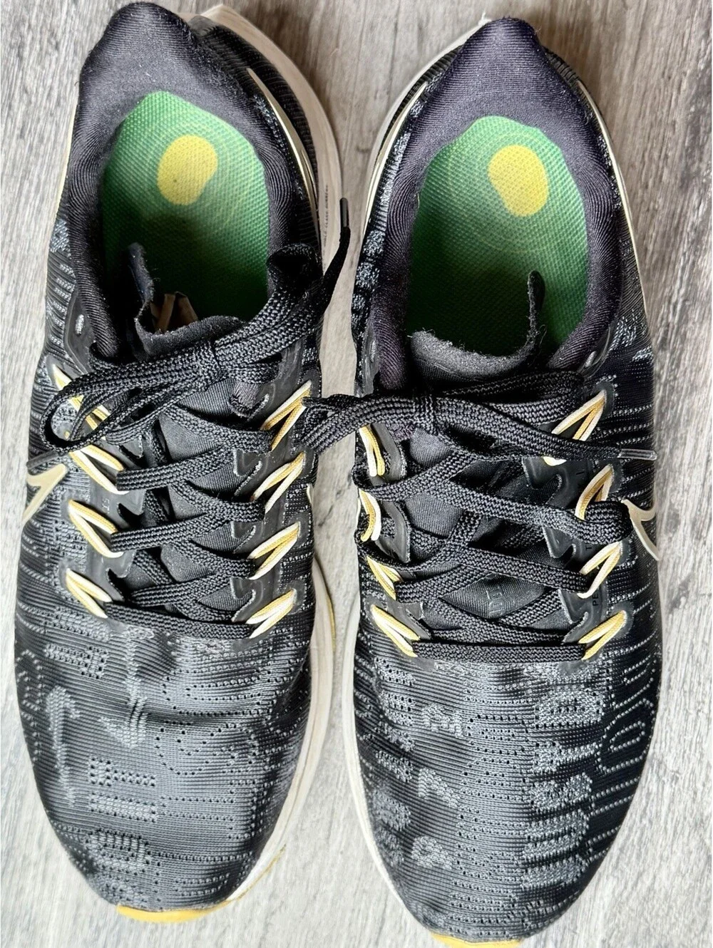 Nike Zoom Air Zoom Pegasus 36 Premium Black/Yellow Running Shoes Women’s